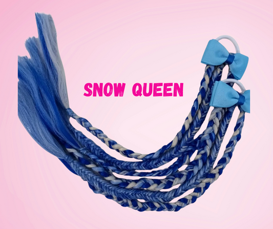Mermaid pigtail braid set - Snow Queen
